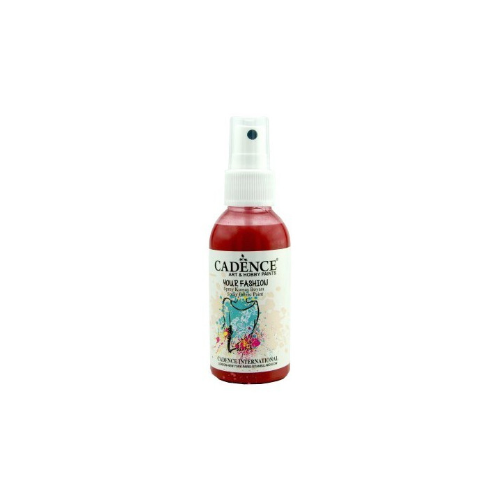 Pintura textil en spray rojo